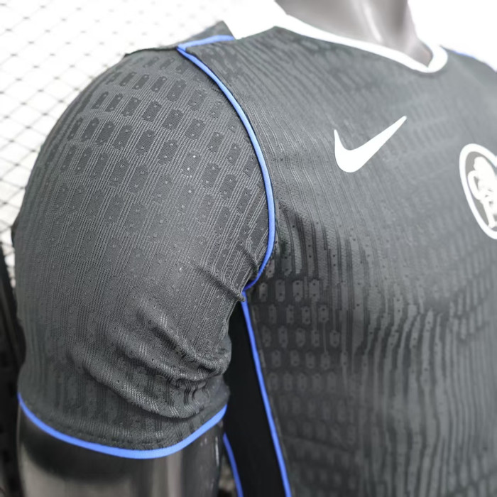 Player Version 2025-2026 Chelsea Third Away Black Soccer Jersey Football Shirt
