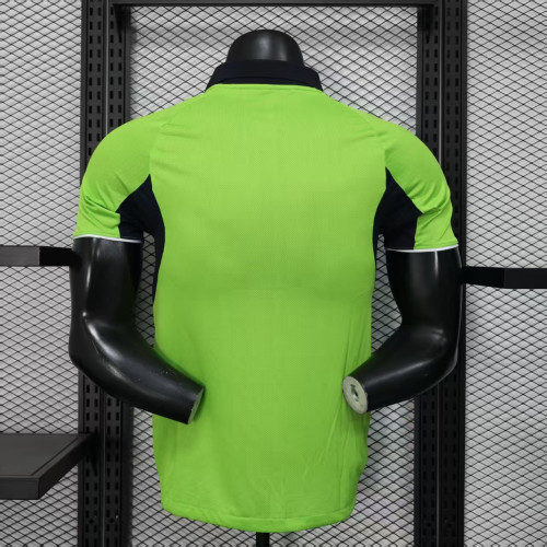 Player Version 2025-2026 Fulham Away Green Football Shirt Soccer Jersey