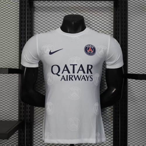 Player Version 2025-2026 PSG White Special Version Soccer Jersey Football Maillot