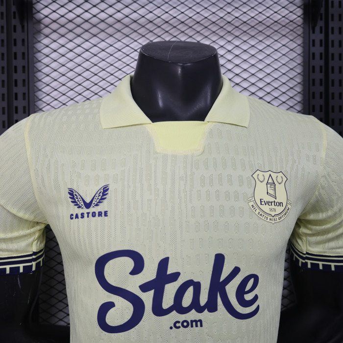 Player Version 2025-2026 Everton Away Soccer Jersey Football Shirt