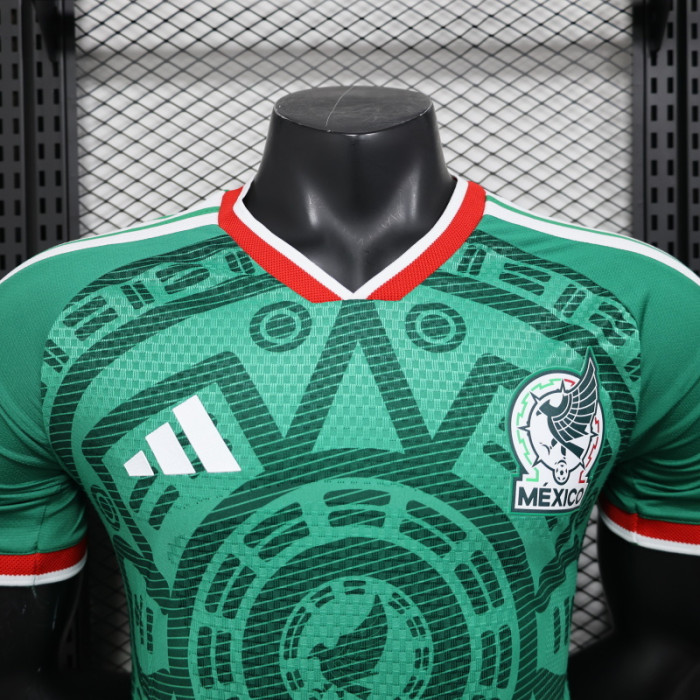 Player Version 2026 Mexico Home Soccer Jersey Football Shirt