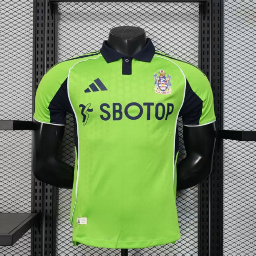 Player Version 2025-2026 Fulham Away Green Football Shirt Soccer Jersey
