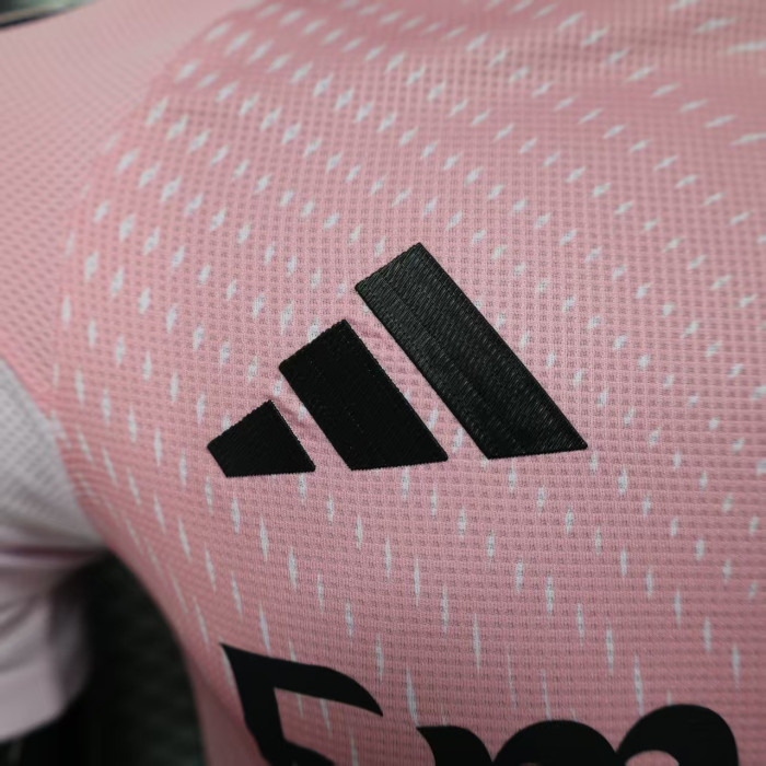 Player Version 2025-2026 Arsenal Pink Footbal Shirt Soccer Jersey