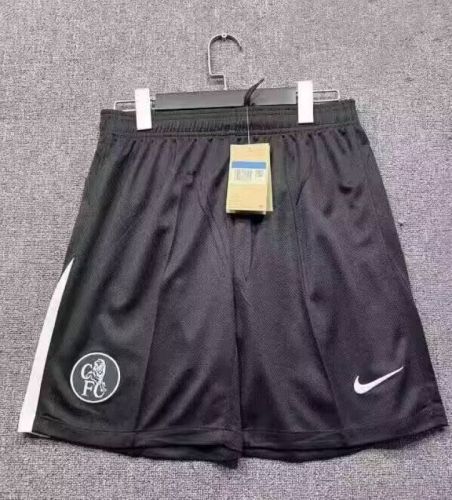 Fan Version 2025-2026 Chelsea Third Away Black Soccer Shorts Football Shorts