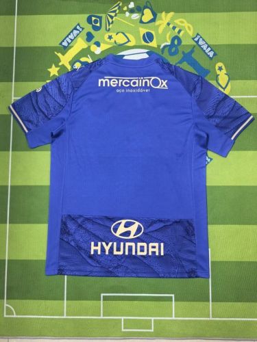 Fan Version 2025-2026 F.C. Famalicão Away Blue Soccer Jersey Famalicao Football Shirt