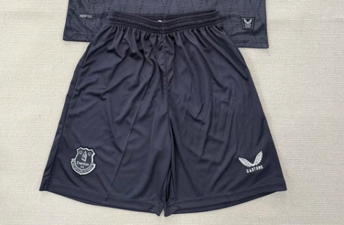 Fan Version 2025-2026 Aston Villa Dark Grey Goalkeeper Soccer Shorts Football Shorts