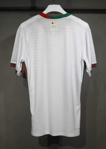 Barca Camisetas de Futbol Fans Version 2025-2026 Barcelona White/Red/Green Soccer Jersey