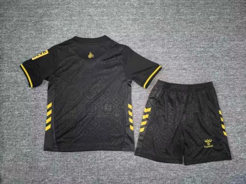 Youth Uniform Kids Kit 2025-2026 Koln Third Away Black Soccer Jersey Shorts Child Football Set