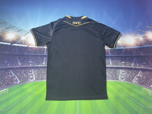 Fan Version 2025-2026 Oxford United F.C. Away Black Soccer Jersey Football Shirt
