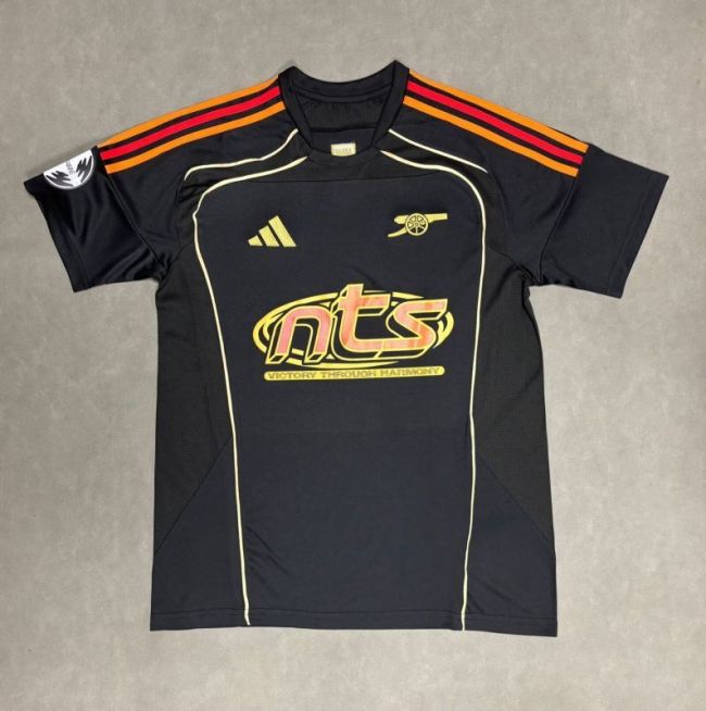 Fan Version Arsenal 2025-2026 NTS Version Black Soccer Jersey Football Shirt