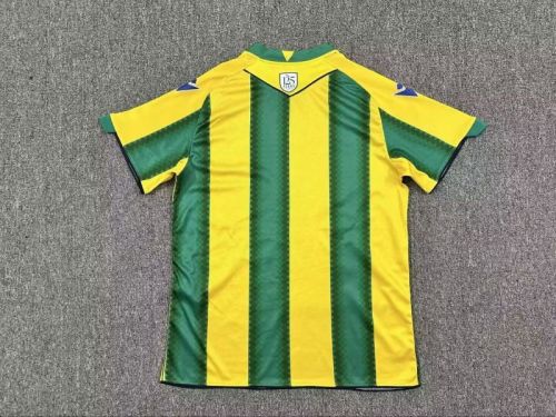 Fans Version 2025-2026 West Bromwich Albion Away Green/Yellow Soccer Jersey Football Shirt