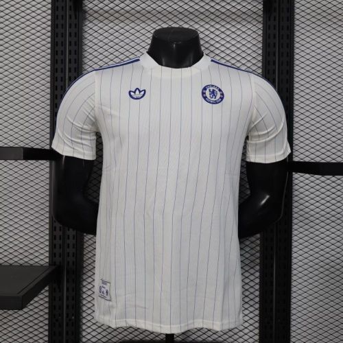 Player Version 2025-2026 Chelsea White Icon Soccer Jersey Football Shirt