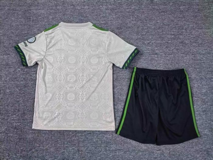 Youth Uniform Kids Kit 2025-2026 Bayern Munich Oktoberfest Soccer Jersey Shorts Child Football Set