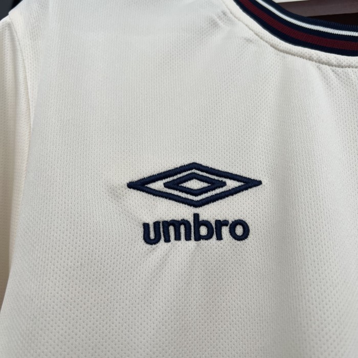 Fan Version 2025-2026 West Ham United Away White Soccer Jersey Football Shirt