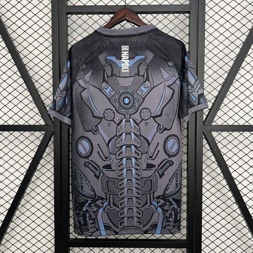 Fan Version 2025-2026 Calcio Napoli Black Football Shirt Napoles Soccer Training Jersey