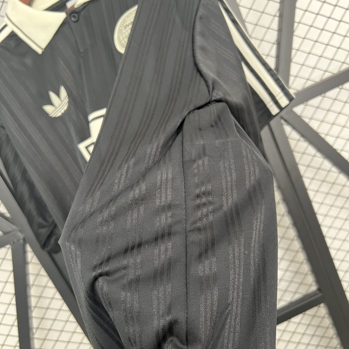 Fan Version 2025-2026 AD Oasis 25 Black Soccer Jersey Football Shirt
