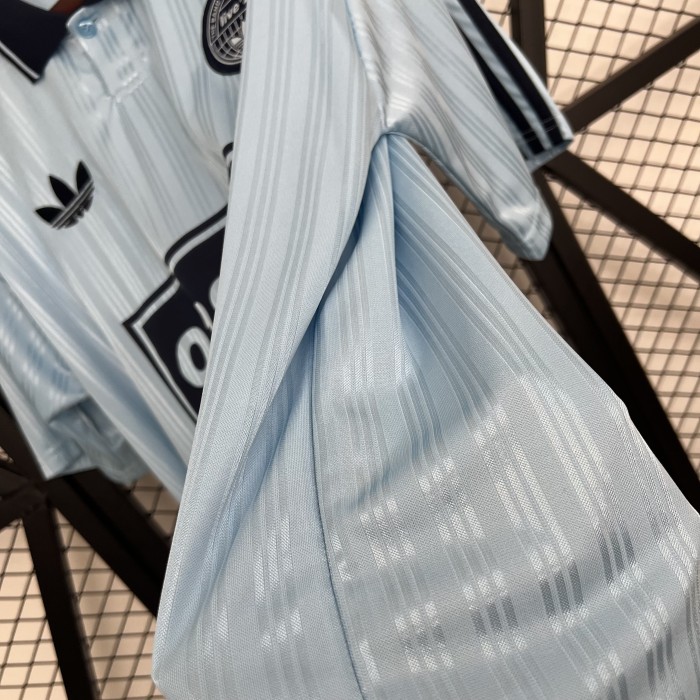 Fan Version 2025-2026 AD Oasis 25 Light Blue Soccer Jersey Football Shirt