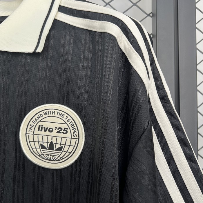Fan Version 2025-2026 AD Oasis 25 Black Soccer Jersey Football Shirt