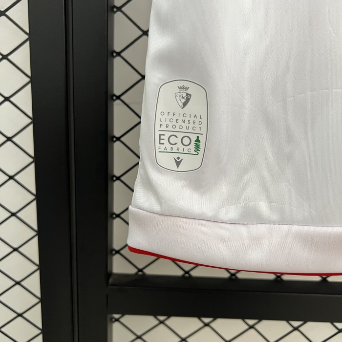 Fans Version 2025-2026 Osasuna Third Away White Soccer Jersey Camisetas de Futbol
