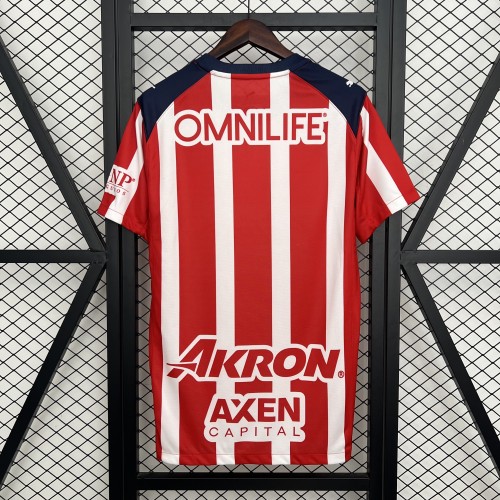 Fan Version 2025-2026 Chivas Home Soccer Jersey Football Shirt