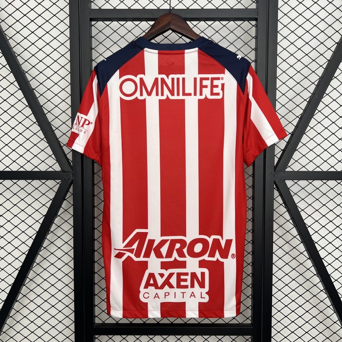 Fan Version 2025-2026 Chivas Home Soccer Jersey Football Shirt