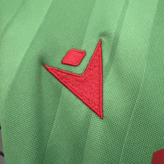 Youth Uniform Kids Kit Osasuna 2025-2026 Away Green Soccer Jersey Shorts Child Football Set