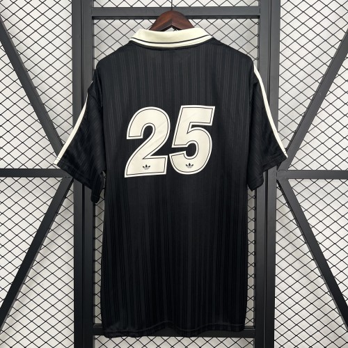 Fan Version 2025-2026 AD Oasis 25 Black Soccer Jersey Football Shirt