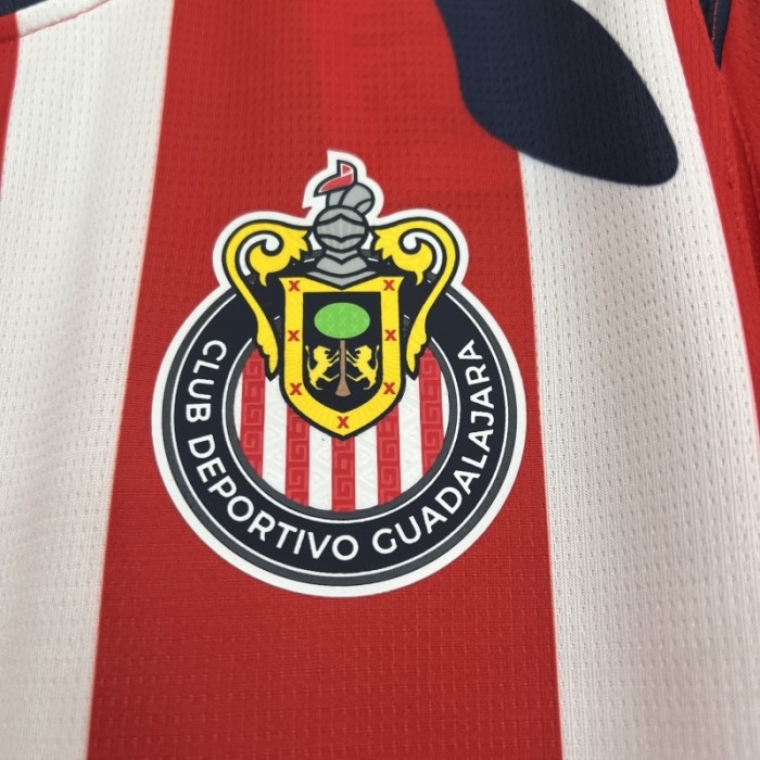 Fan Version 2025-2026 Chivas Home Soccer Jersey Football Shirt