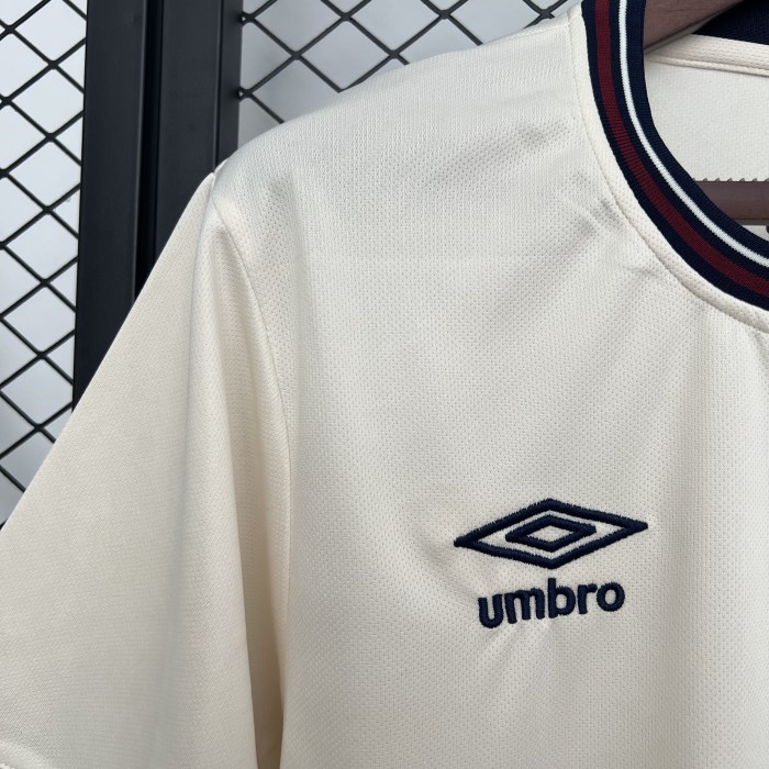 Fan Version 2025-2026 West Ham United Away White Soccer Jersey Football Shirt
