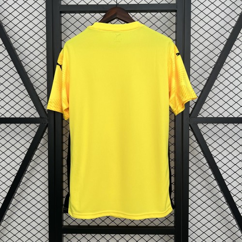Fan Version 2025-2026 Bahia Yellow Goalkeeper Soccer Jersey Football Shirt