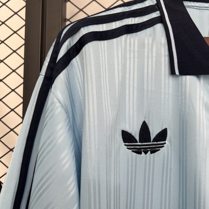 Fan Version 2025-2026 AD Oasis 25 Light Blue Soccer Jersey Football Shirt