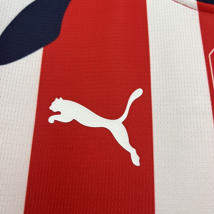 Fan Version 2025-2026 Chivas Home Soccer Jersey Football Shirt