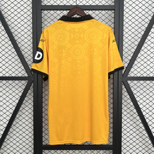 Fan Version Wolves Jersey 2025-2026 Wolverhampton Wanderers Home Football Shirt Soccer Jersey