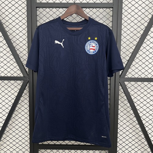 Fan Version 2025-2026 Bahia Dark Blue Soccer Training Jersey Football Shirt