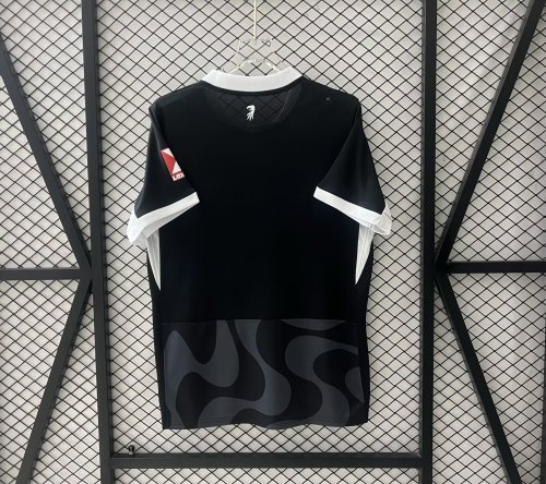 Fan Version 2025-2026 SC Freiburg Away Black Soccer Jersey Football Shirt