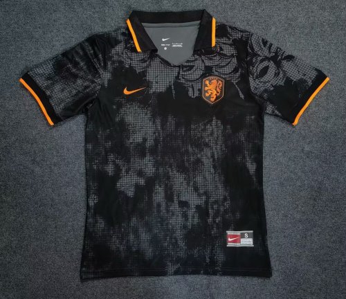 Fans Version 2025 Netherlands Black Special Edition Soccer Jersey Holland Football Shirt