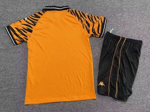 Youth Uniform Kids Kit 2025-2026 HULL CITY Home Soccer Jersey Shorts Child Football Set