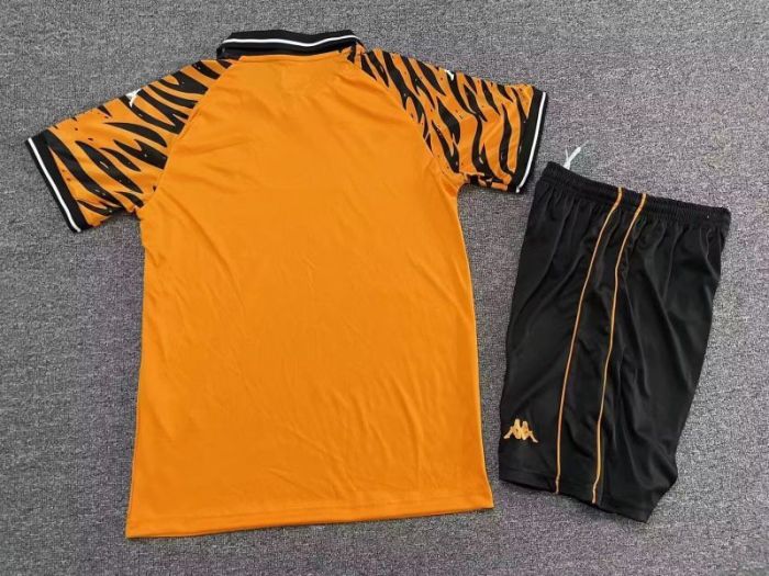 Youth Uniform Kids Kit 2025-2026 HULL CITY Home Soccer Jersey Shorts Child Football Set