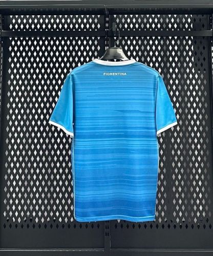 Florence Maillot Fan Version 2025-2026 Fiorentina Third Away Blue Soccer Jersey