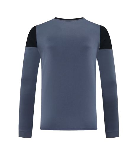 Long Sleeve Fan Version 2025-2026 Real Madrid Black/Grey Goalkeeper Soccer Jersey Real Football Shirt