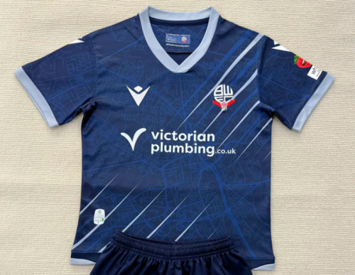 Fan Version 2025-2026 Bolton Wanderers Away Soccer Jersey Football Shirt