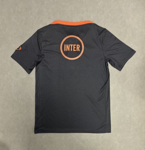 Fan Version 2025-2026 Inter Milan Black Soccer Training Jersey Football Shirt