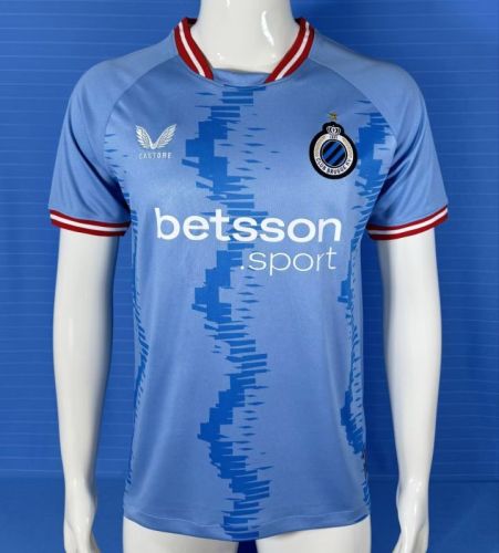 Fans Version Cercle Brugge KSV 2025-2026 Third Away Blue Soccer Jersey Football Shirt