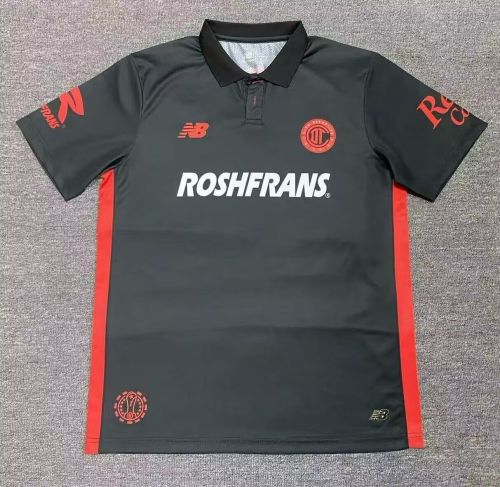 Player Version 2025-2026 Deportivo Toluca Third Away Black Soccer Jersey Football Shirt