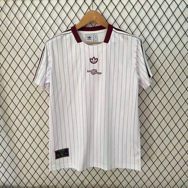 Fan Version Arsenal 2025-2026 White Icon Soccer Jersey Football Shirt