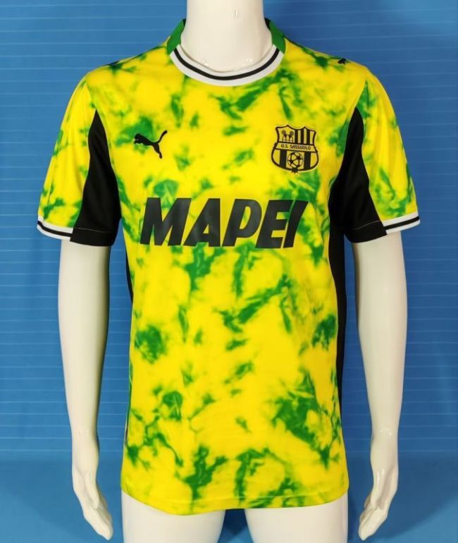 Fans Version 2025-2026 US Sassuolo Calcio Third Away Soccer Jersey Football Shirt
