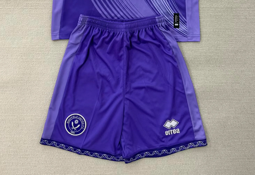 Fan Version 2025-2026 Sheffield Wednesday Third Away Purple Soccer Shorts Football Shorts