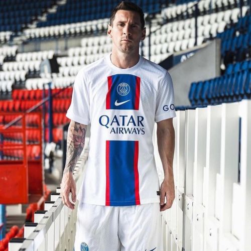 Retro Jersey 2022-2023 PSG Third Away White Soccer Jersey Paris Saint-Germain Vintage Football Shirt