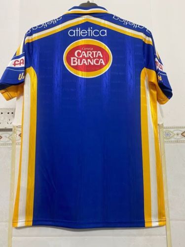 Retro Jersey 1999-2000 Tigres UANL Third Away Blue Soccer Jersey Vintage Football Shirt
