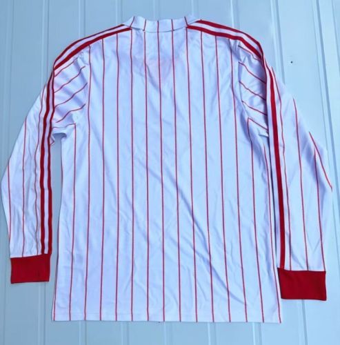 Long Sleeve Retro Jersey 1982-1983 HSV Hamburg SV Home Soccer Jersey Hamburger Vintage Football Shirt